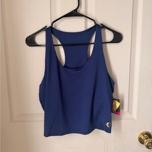 Blue Athletic Tank Top